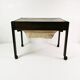Modernist, mobile side table, Denmark, 1960s