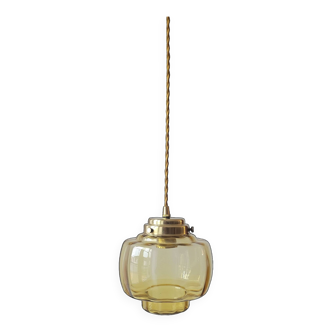 Glass pendant light