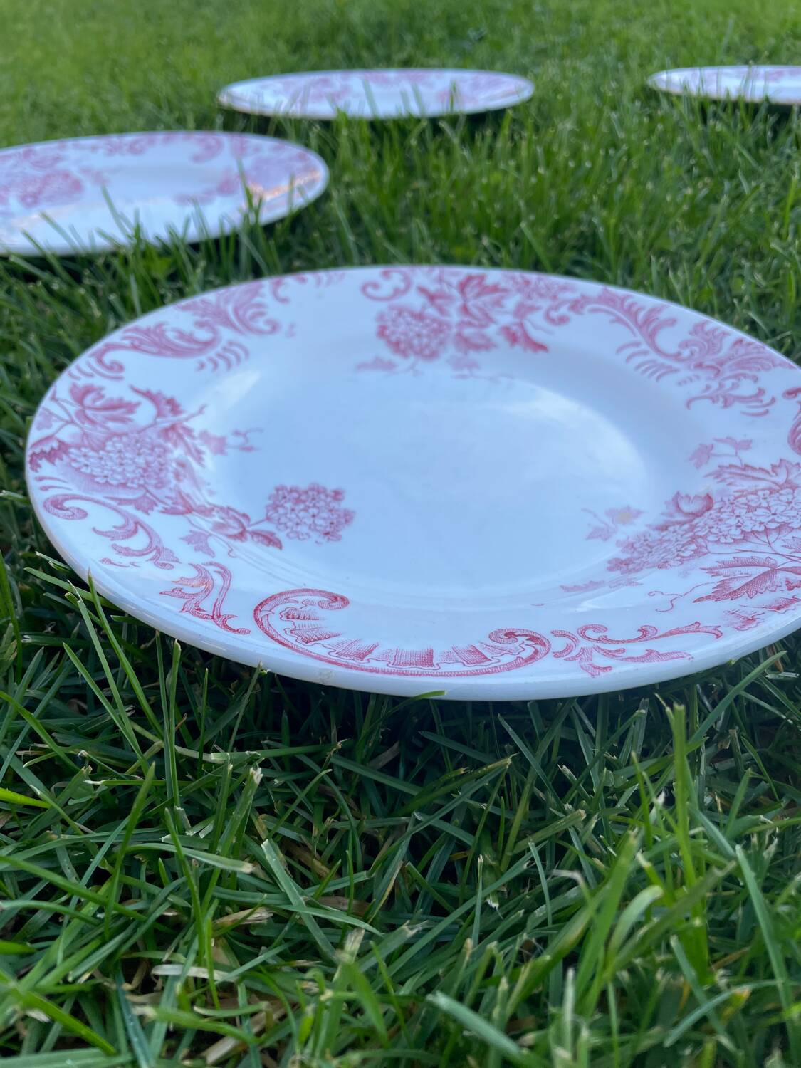 6 flat plates iron earth snowball St Amand