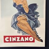 Cinzano advertising poster