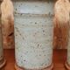 Set of four glasses in varnished stoneware