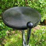 Chrome and Bakelite ashtray by Demeyere