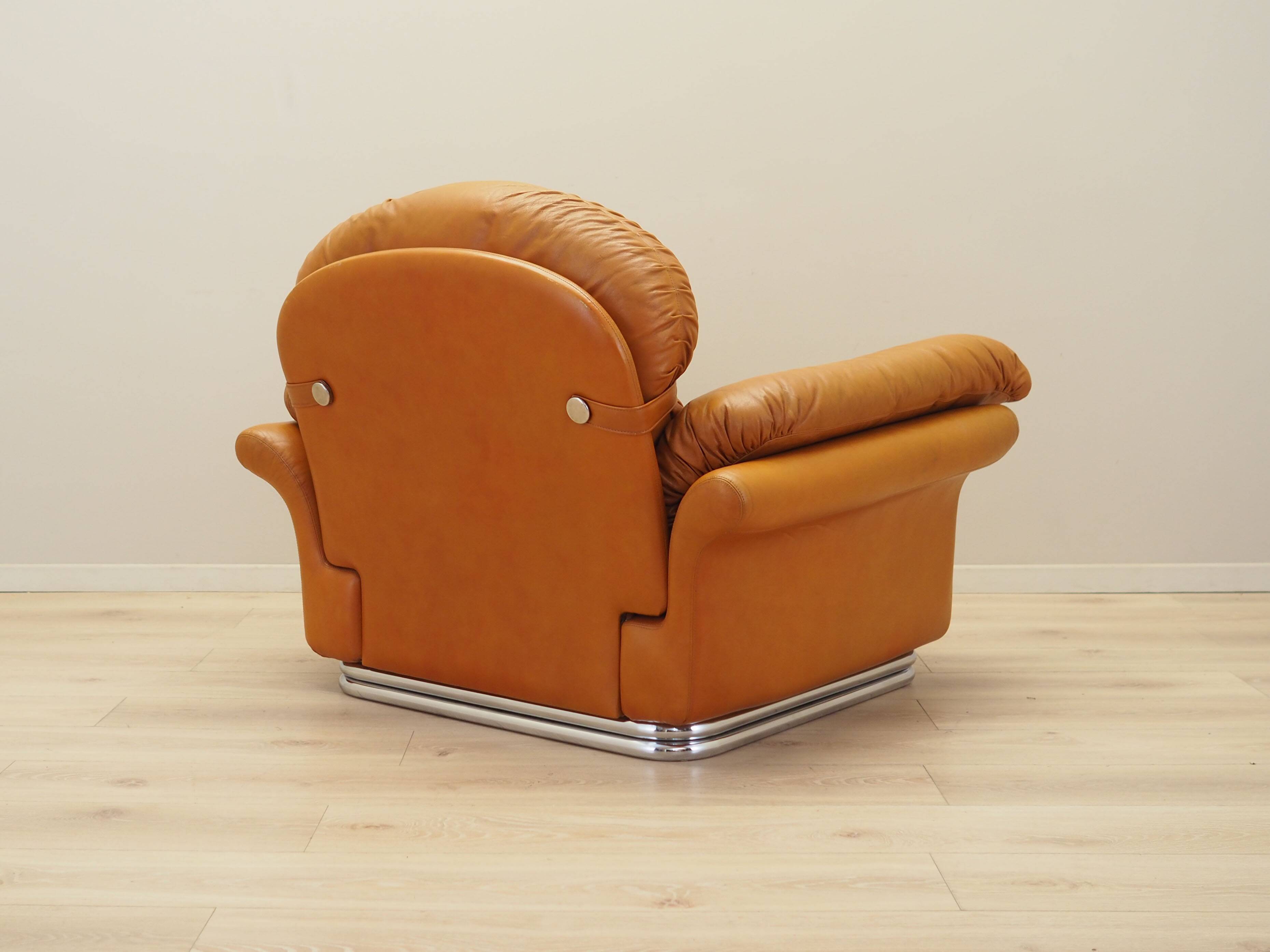 Orange armchair, Space Age design, 1960s, production: Italy