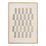 Painting 50x70cm abstract minimalist signed Eawy