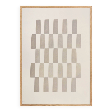 Painting 50x70cm abstract minimalist signed Eawy