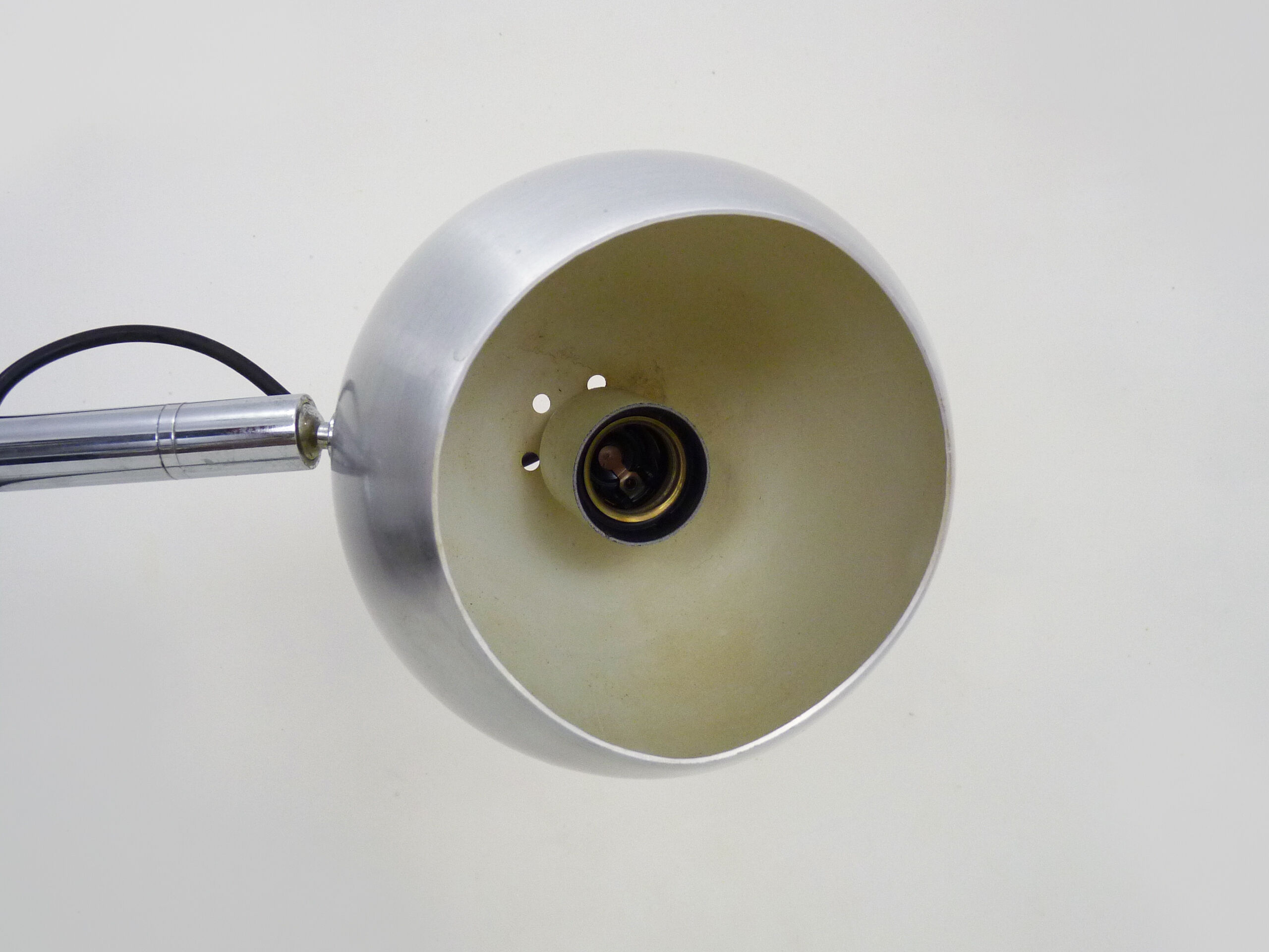 Desk lamp vintage eyeball france, adjustable globe. circa 1970'