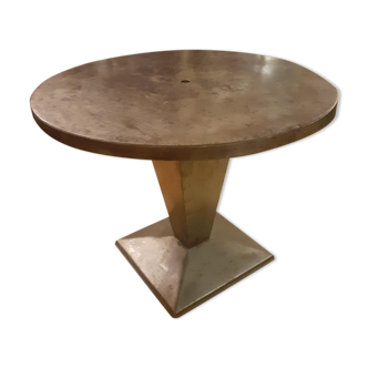 Table ronde " Tolix " modéle Kub ronde ancienne , Xavier Pauchard