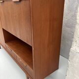 Vintage Scandinavian high sideboard 1960