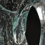 Carafe/pitcher signed Biot blown glass