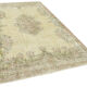 Handwoven contemporary anatolian beige carpet 157 cm x 274 cm