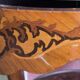 Napoleon III side table with three tiers in marquetry – 19th century