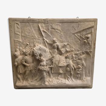 Bas relief Jeanne d’Arc