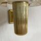 Set of 4 60s wall lights in champagne-colored resin