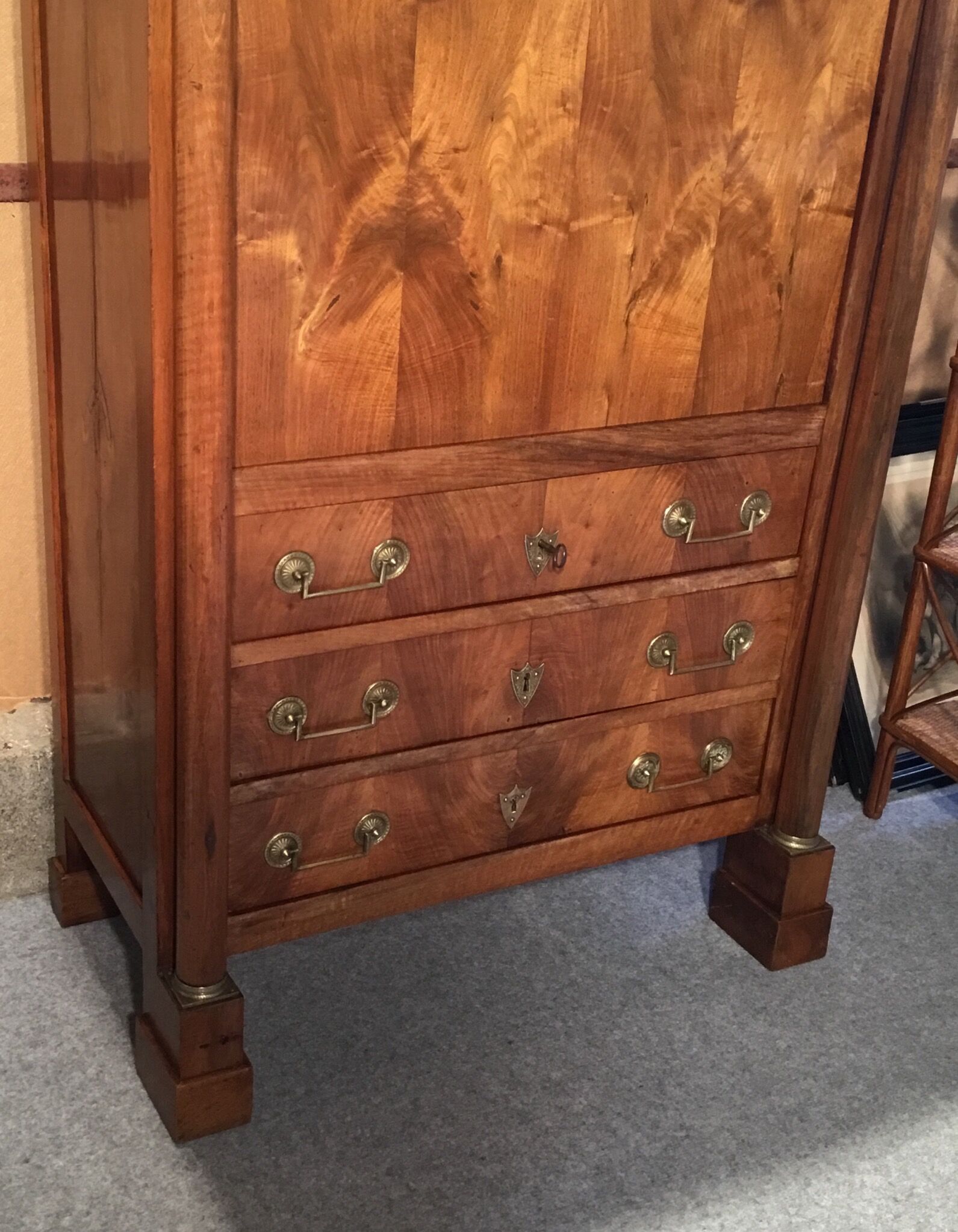 Empire desk cabinet