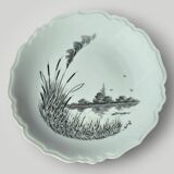 Service de 13 assiettes vintage de Limoges décorées à la main