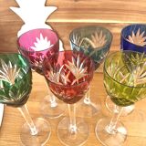 Saint louis crystal wine glasses