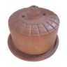 Terracotta bell, with its dish. Years 60.