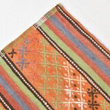 Tapis Kilim Vintage tissé à la main 6x8, 177x242Cm
