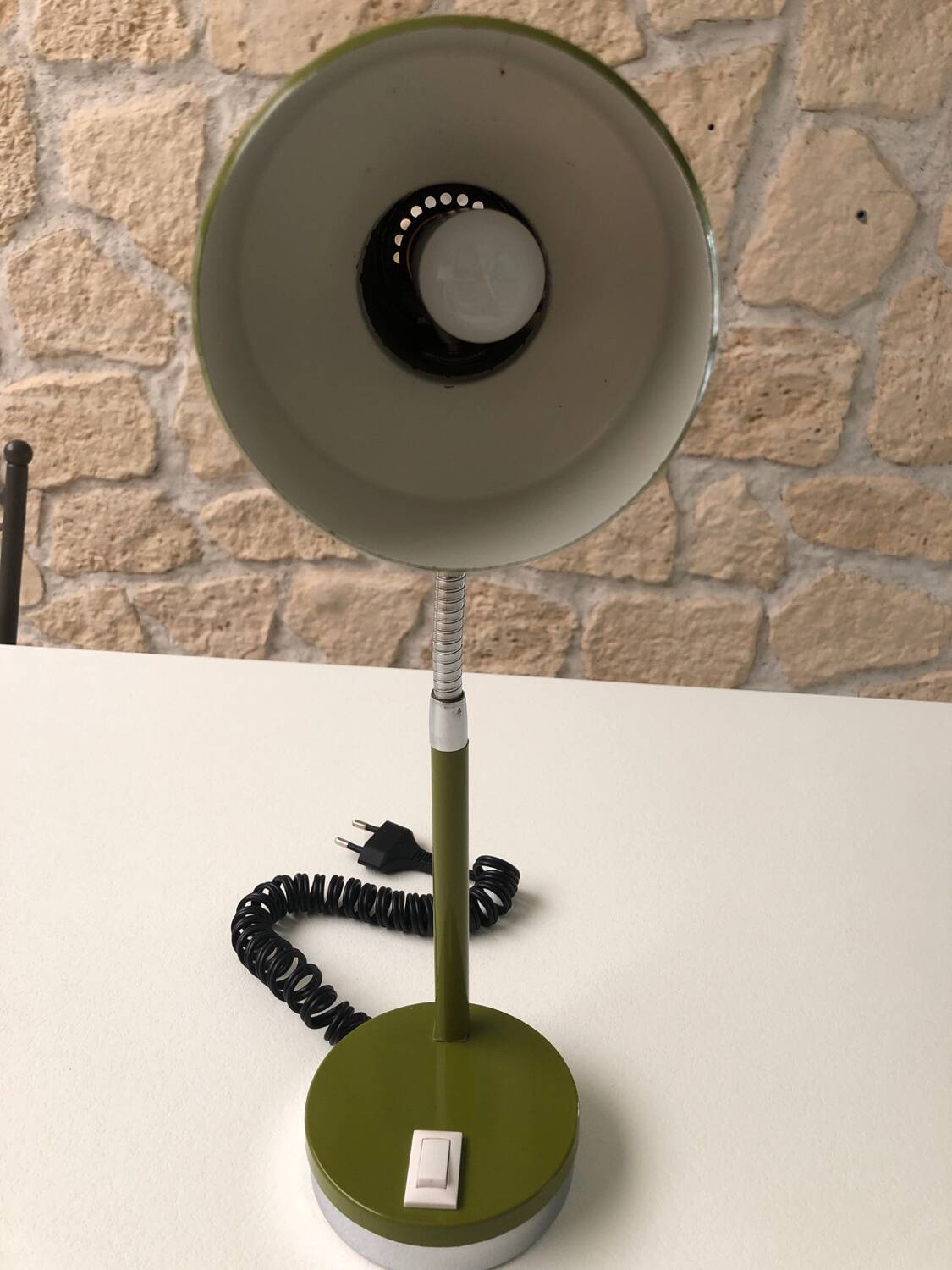 Metal desk lamp