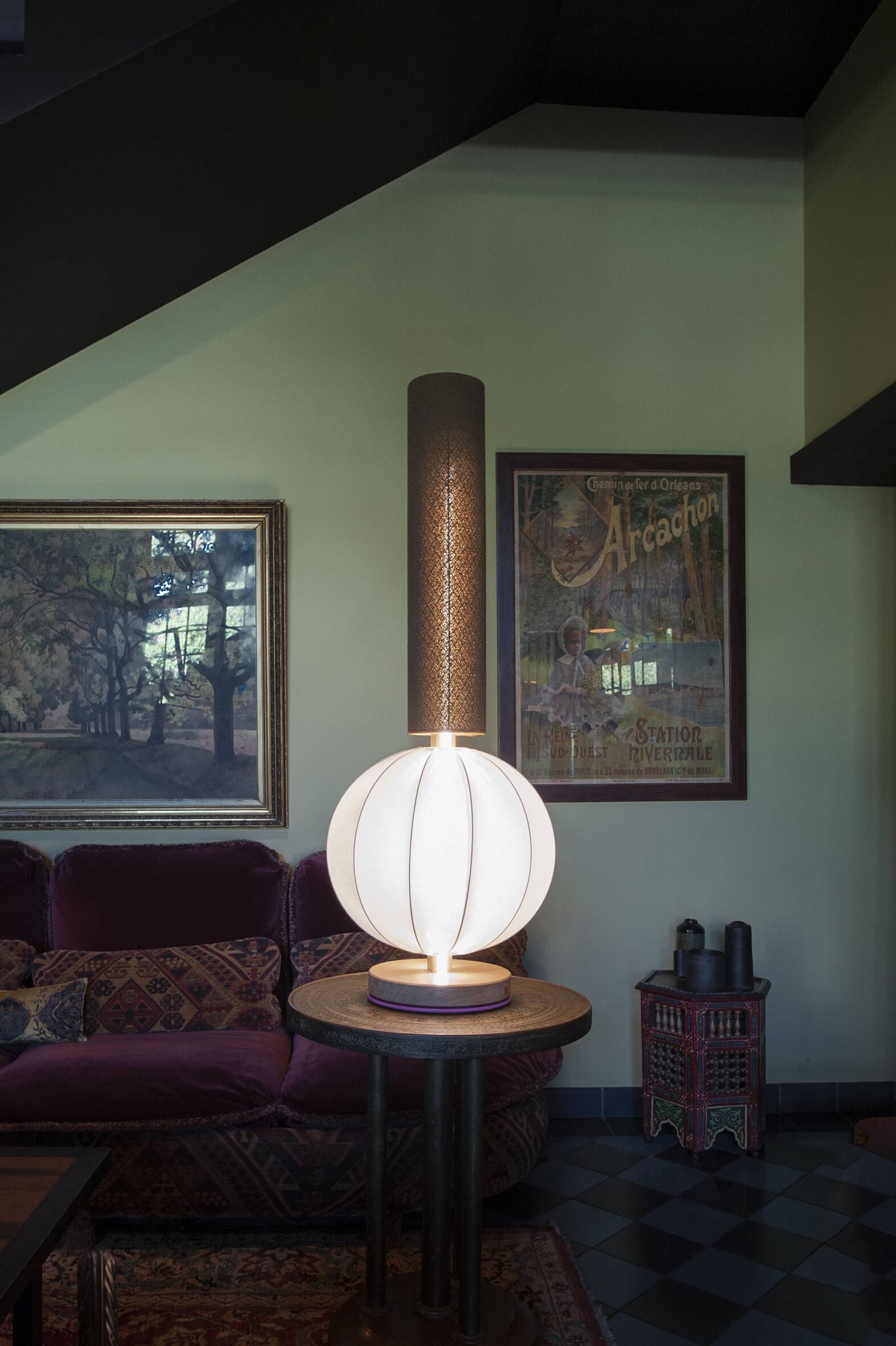 Lampadaire Mima #2, années 2000, Coton / Angélique Delaire /