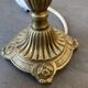 Vintage brass table lamp – 1950s – Rococo style base