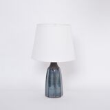 Lampe de Bureau Modèle 1042 en Grès Bleu par Einar Johansen pour Søholm