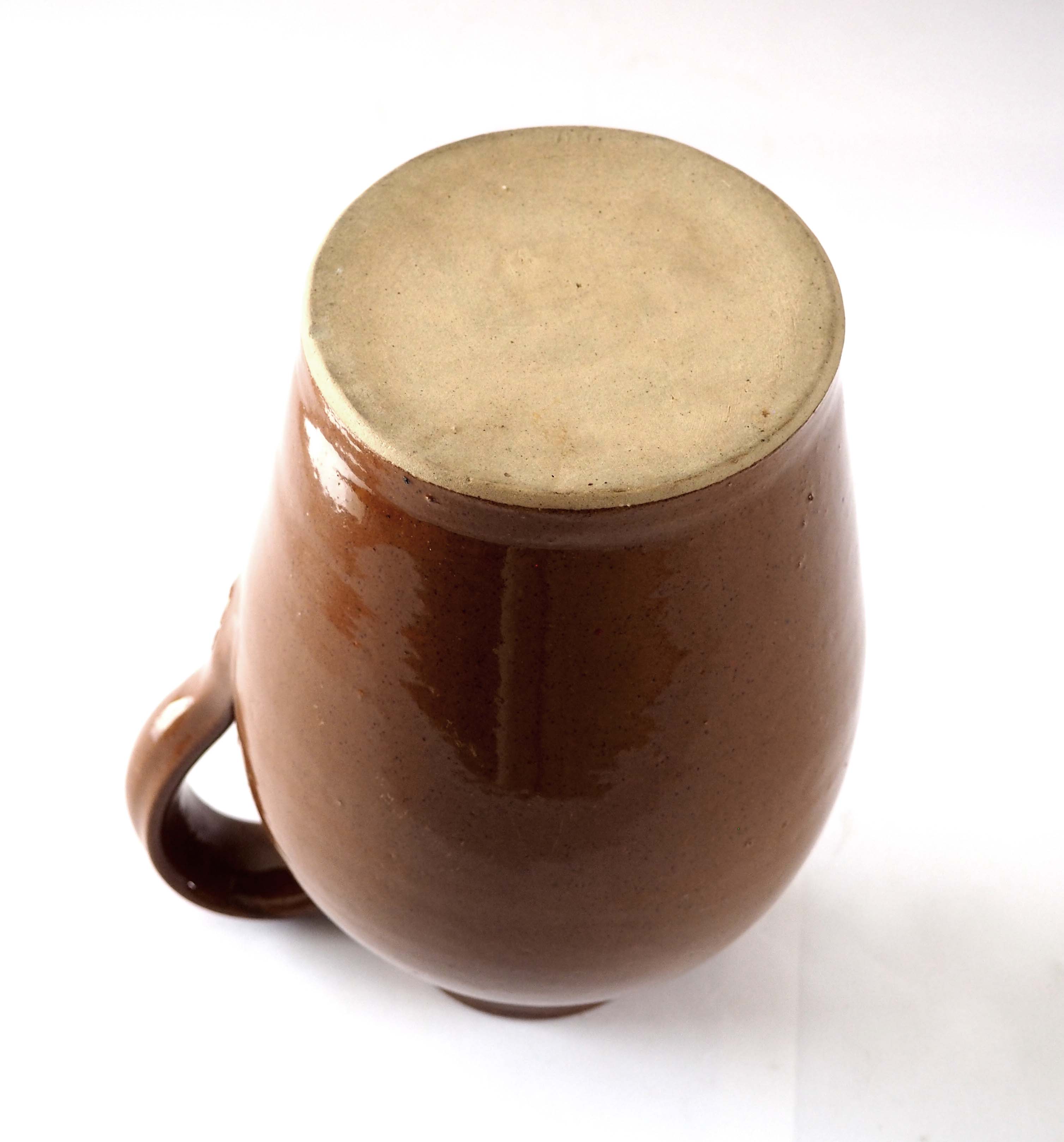 Pitcher in glazed stoneware
