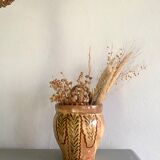 Poterie murale terre cuite émaillée
