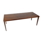 Coffee table in rosewood of danish design from the 1960s.