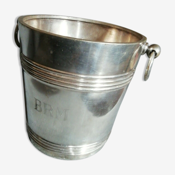 Champagne bucket in silver metal cristofle