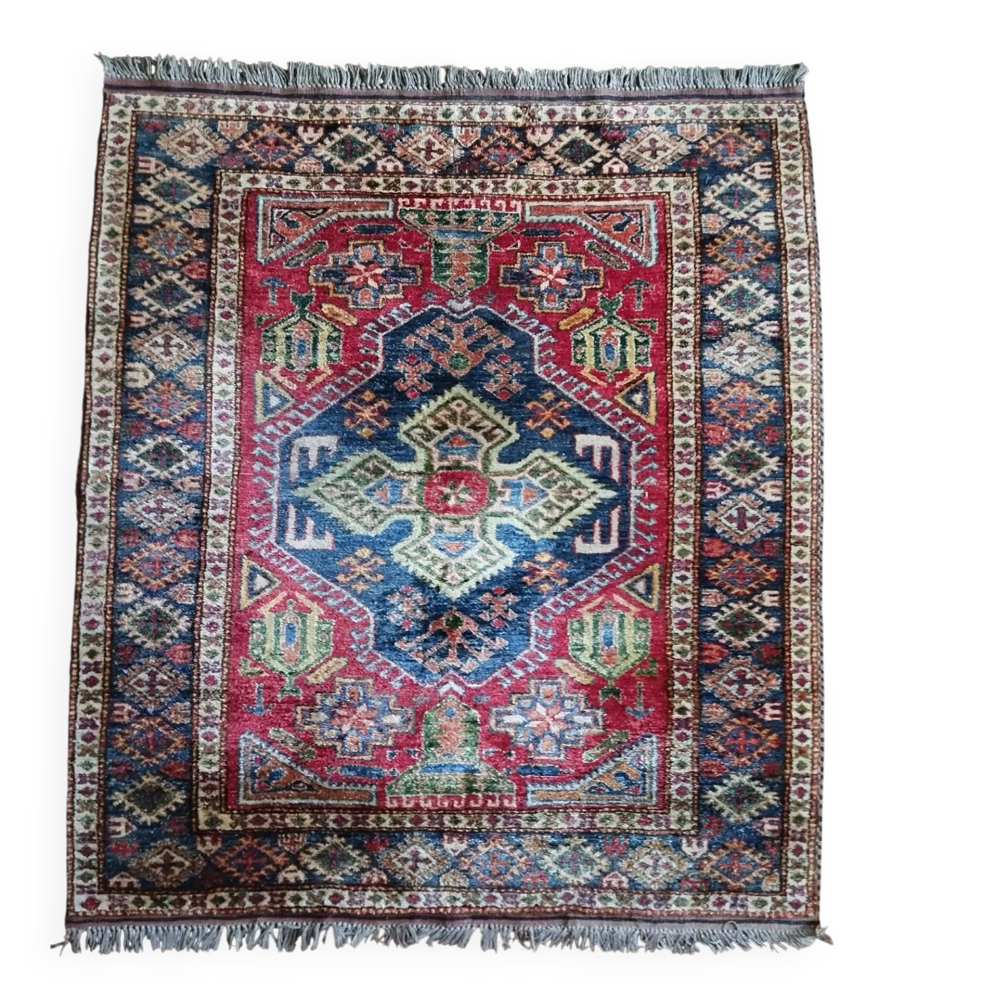 Handmade Pakistani Gazni rug 149x135cm
