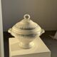 Covered soup tureen or vegetable dish in Saint Amand earthenware H29 D28
