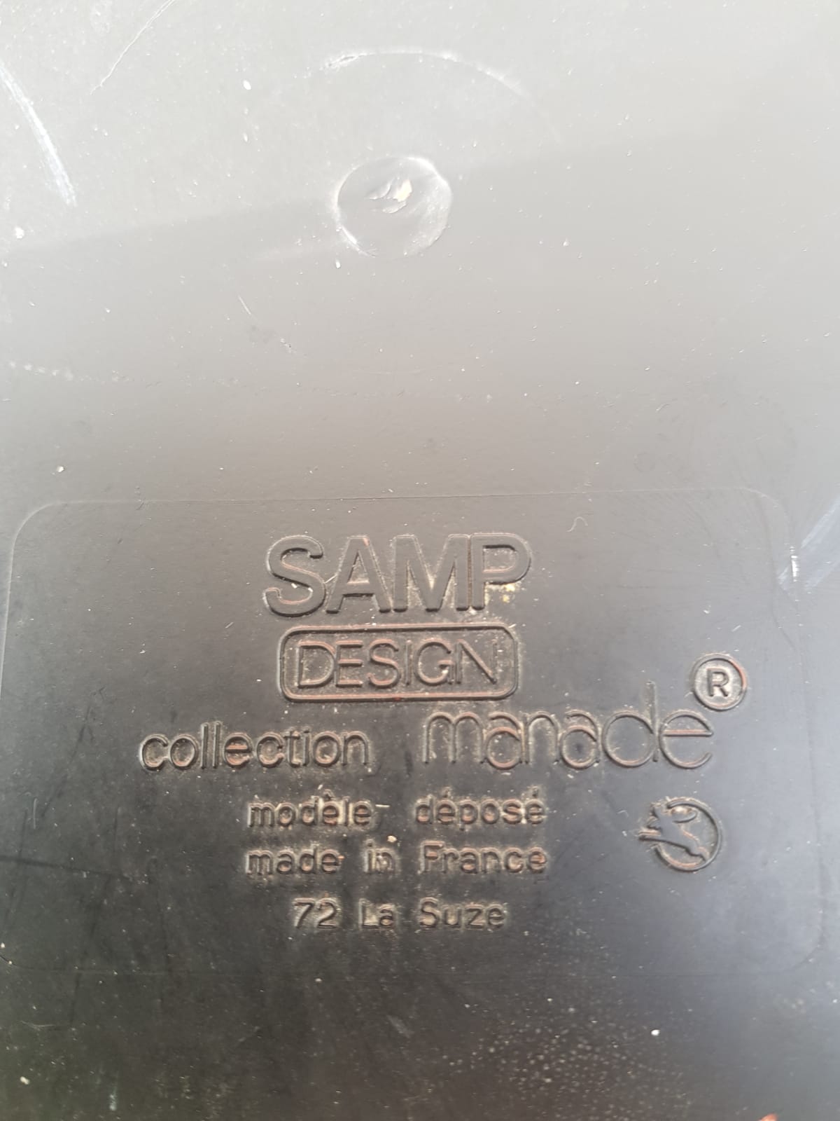 Former SAMP Spring Design Collection MANADE Bakélite Red - Black