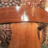 Empire office armchair with column feet