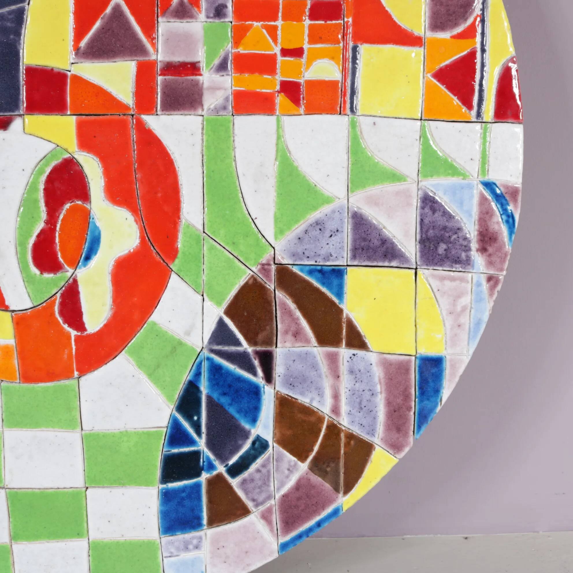 Ceramic artwork from the ABN building, Netherlands 1970