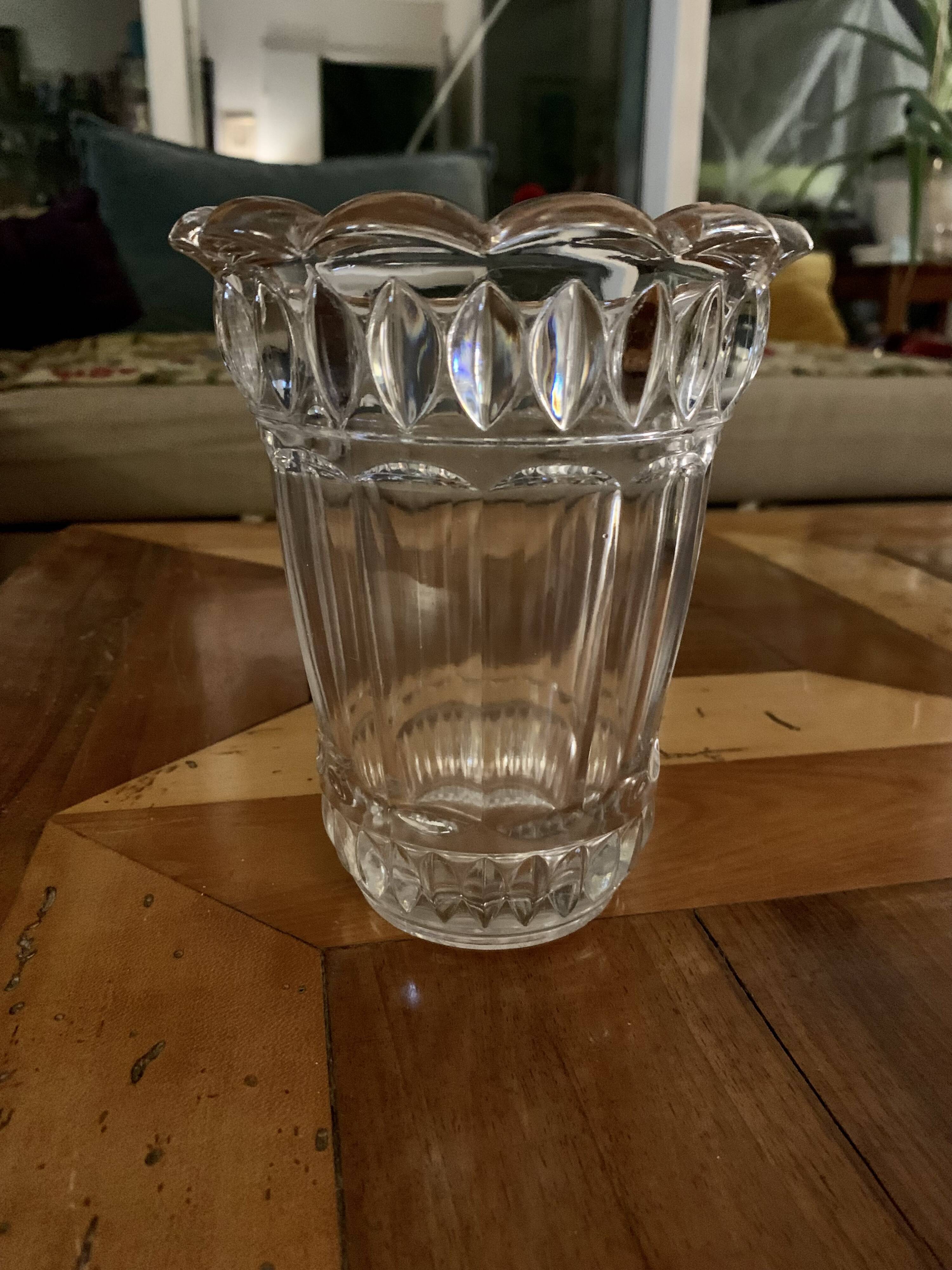 Vintage glass vase