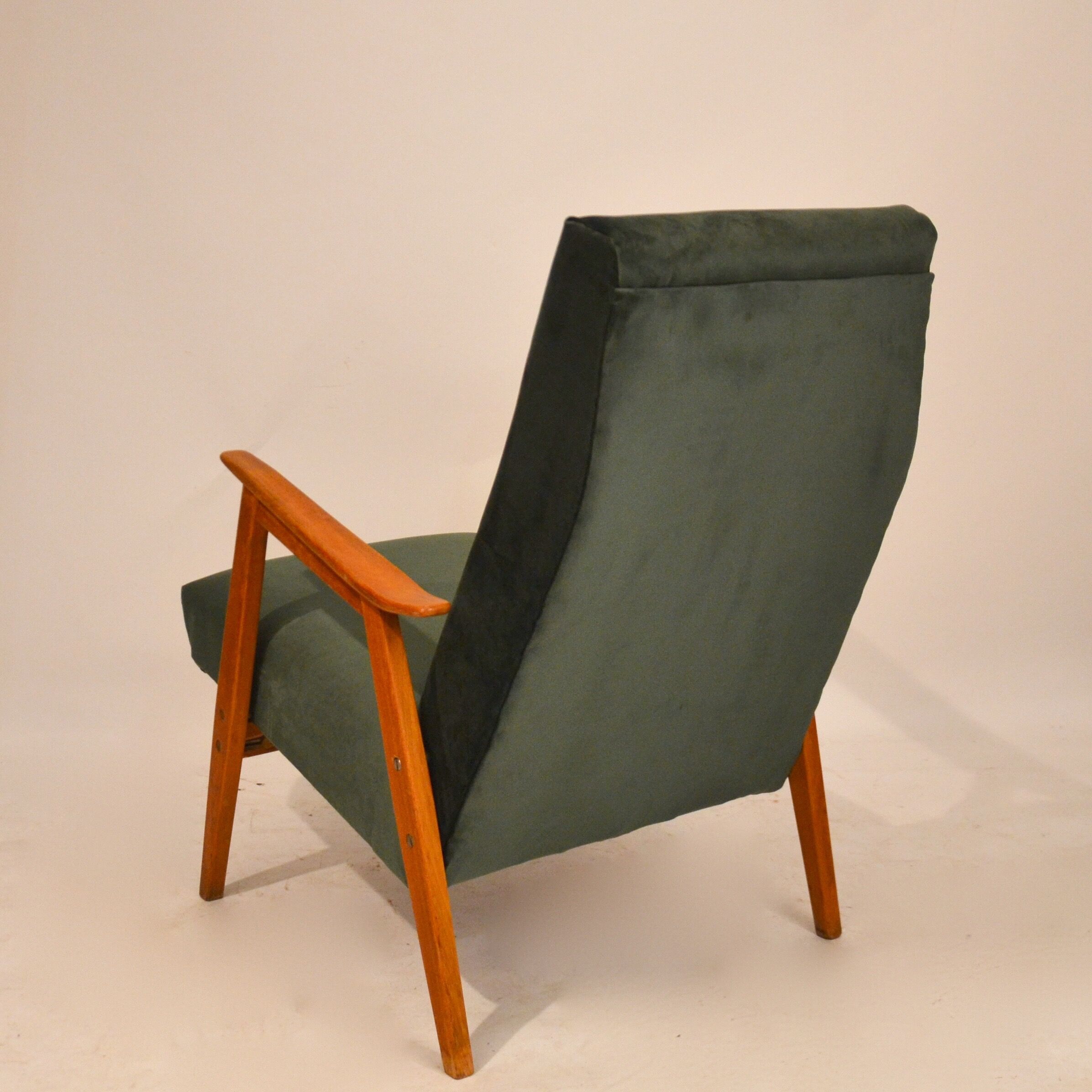Green Velvet armchair