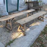 Pair of antique benches