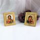 Lot deux petits cadres religieux