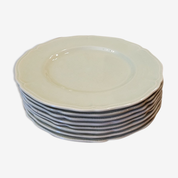 Assiettes plates Longchamp