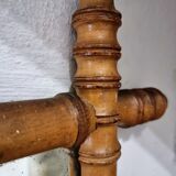 Antique French wall mirror in faux bamboo style – early 20th century