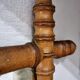 Antique French wall mirror in faux bamboo style – early 20th century