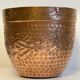 Large planter by villedieu in brass 1970s - 1980s