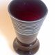 Garnet glass vase 60s