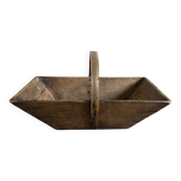 Renovated wooden grape harvest basket