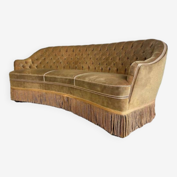 Vintage mustard yellow armchair / sofa / sofa