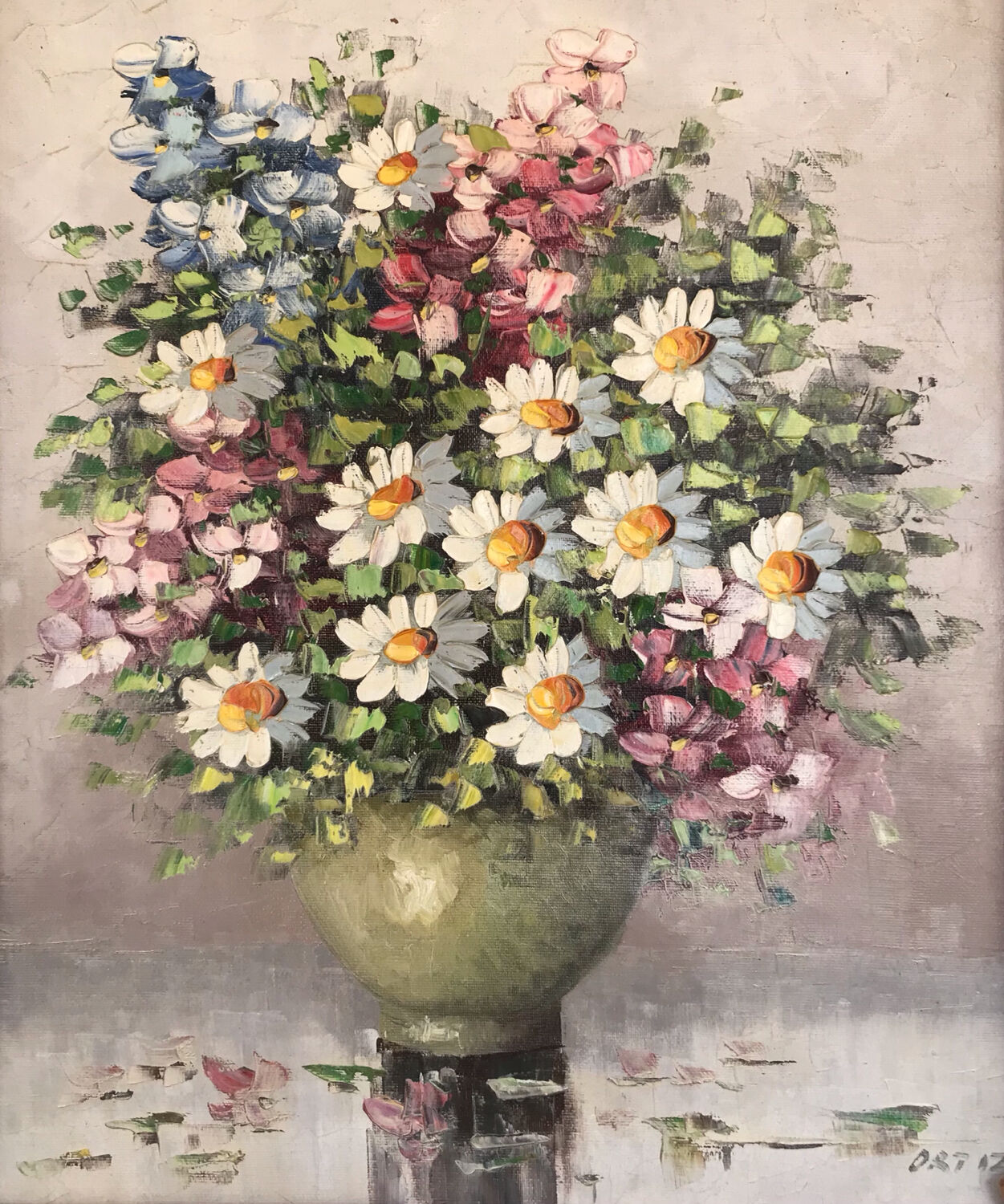 Marine. double-sided oil on canvas signed by michel leveau.