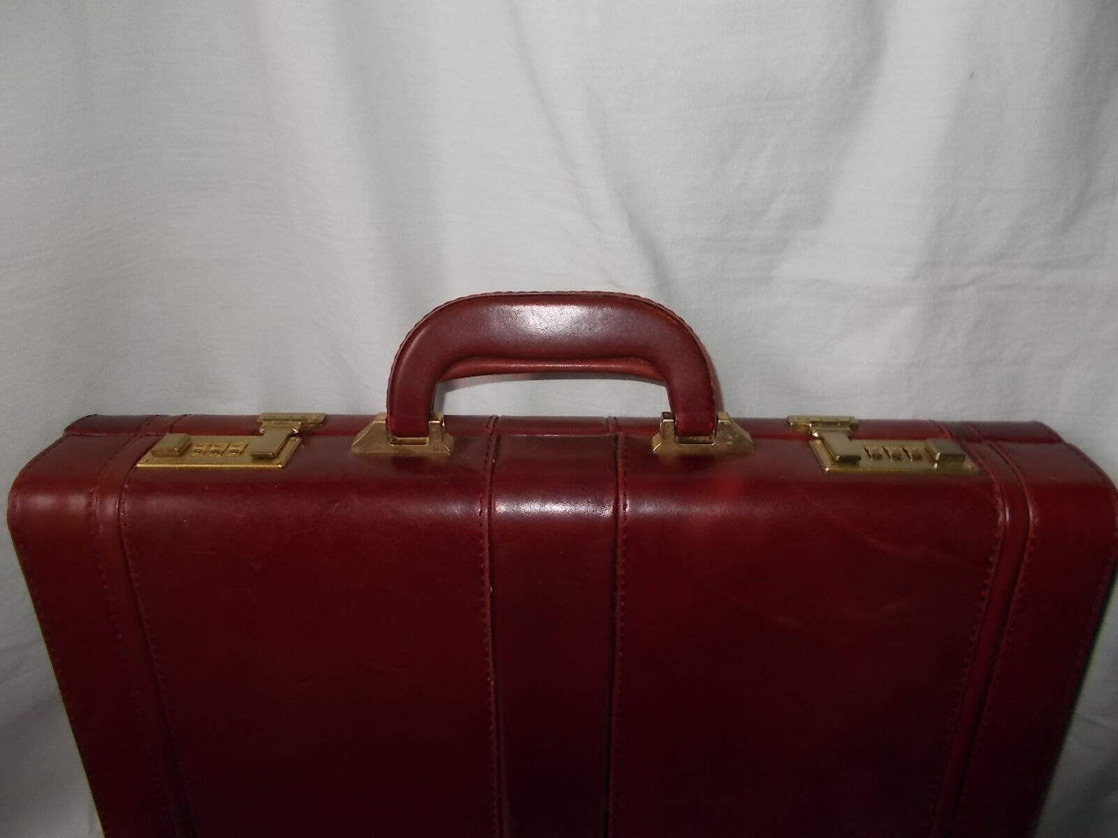 Leather briefcase-case