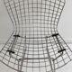 Lot de 4 chaises chromées par Bertoia pour Knoll, vers 1960