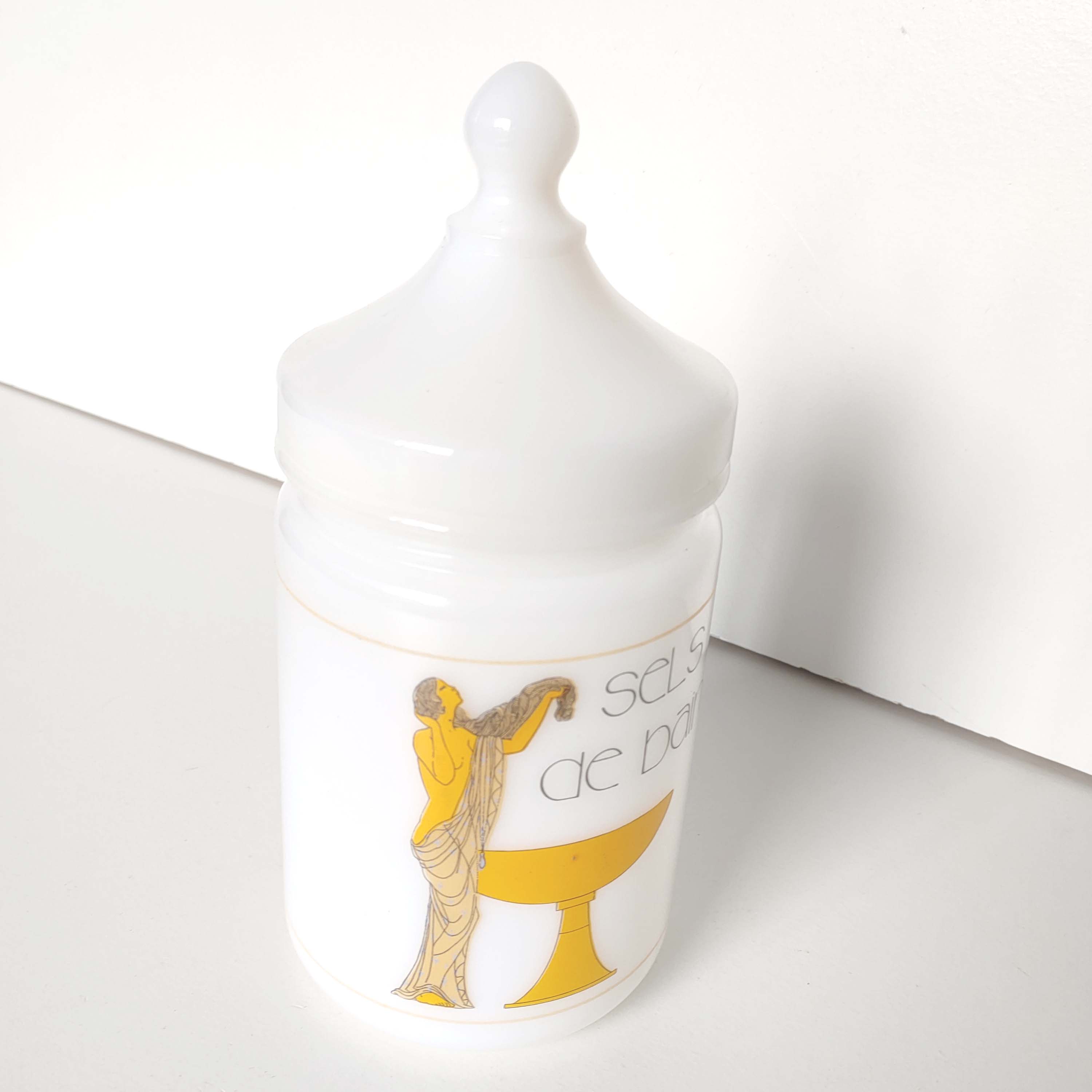 Vintage jar opaline bath salts